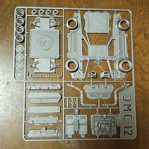 3D printed DeLorean card kit